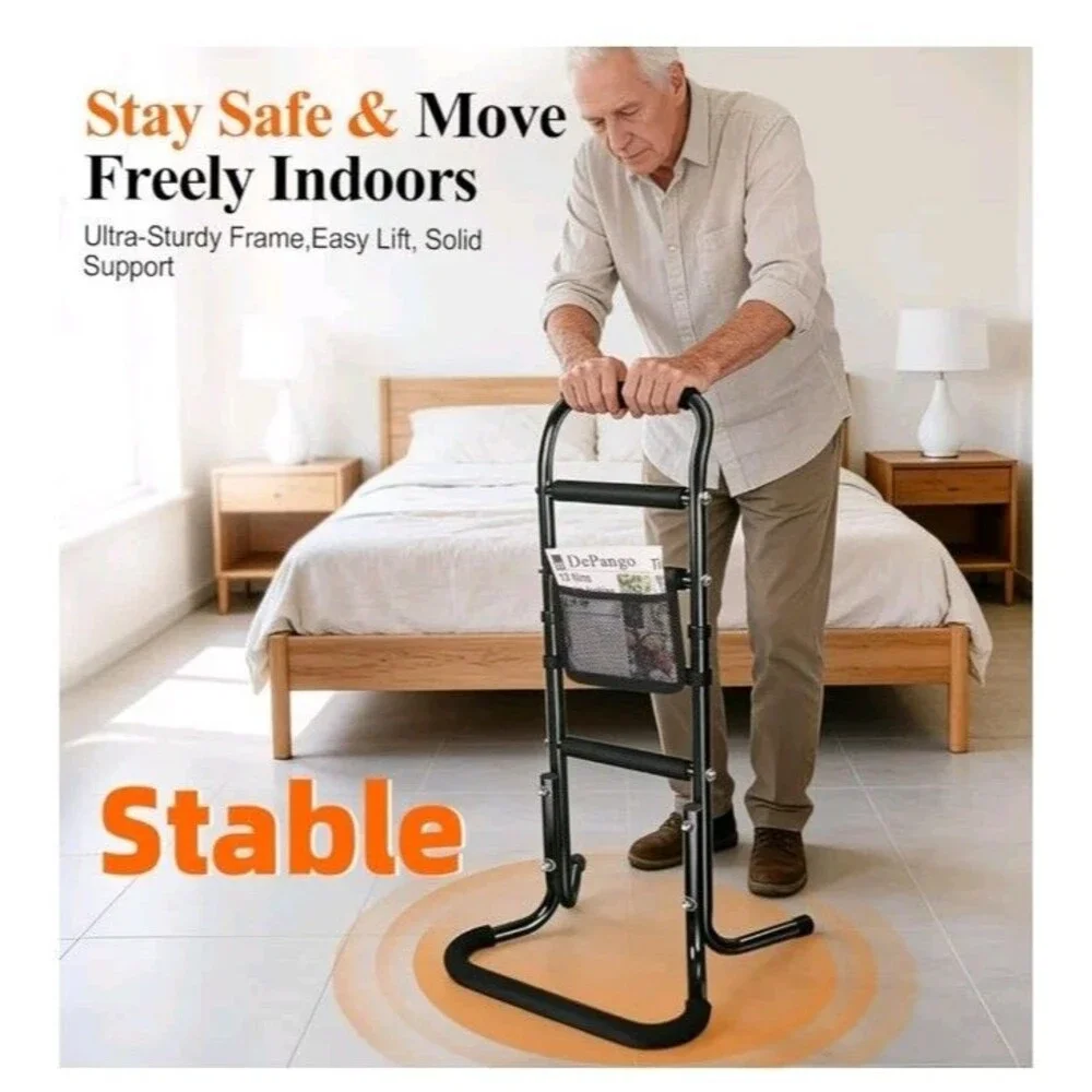 Adjustable Aluminum Alloy Mobility Stand Assist Aid,  Walking Support with 300lb